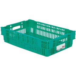 CAISSE AJOUREE EMPILABLE EMBOITABLE HACCP
