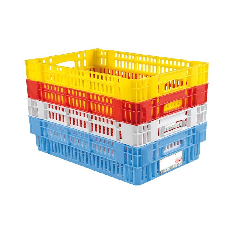 CAISSE AJOUREE EMPILABLE EMBOITABLE HACCP