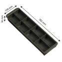 CASIER POUR BAC D'INTERVENTION A POIGNEE - 385x104 ht 42 mm - GRIS
