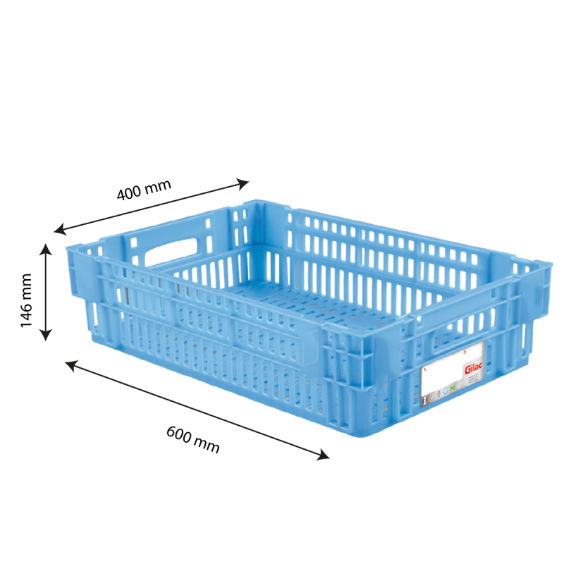 CAISSE AJOUREE EMPILABLE EMBOITABLE