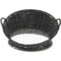 VANNERIE POLYPRO/INOX - CRIBLE CORBEILLE+POIGNEE