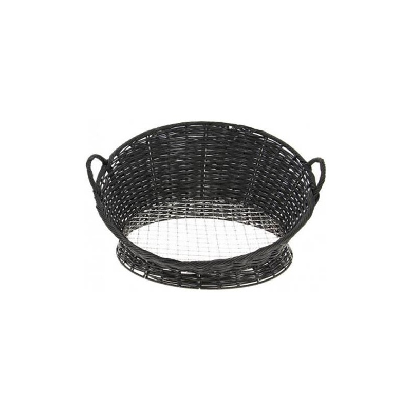 VANNERIE POLYPRO/INOX - CRIBLE CORBEILLE+POIGNEE