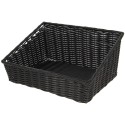 VANNERIE POLYPROPYLENE/INOX - BACPLAST 500x400x240 mm - NOIRE
