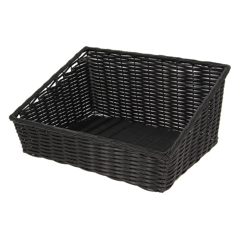 VANNERIE POLYPROPYLENE/INOX - BACPLAST 500x400x240 mm - NOIRE