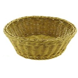 VANNERIE POLYPROPYLENE - ANTIQUE PANETIERE Ø290x90 mm - JAUNE