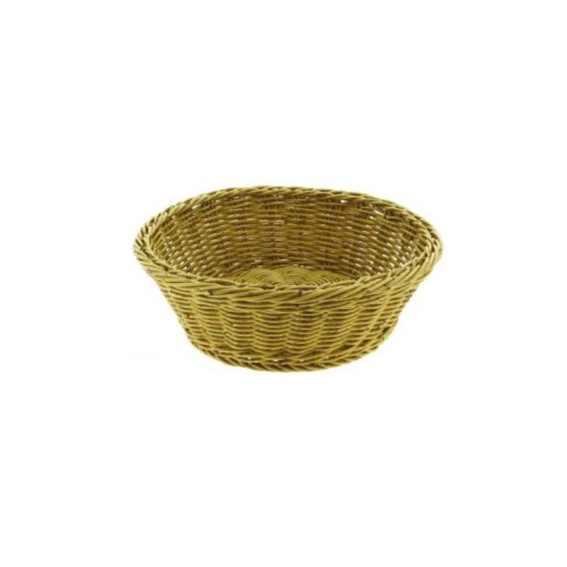 VANNERIE POLYPROPYLENE - ANTIQUE PANETIERE Ø290x90 mm - JAUNE