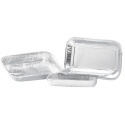 BARQUETTE ALU 220X130XHT41 MM (Lot de 100)