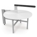 PLATEAU DE DECOUPE EMMENTAL Ø 800 EN POLYETHYLENE EP. 25- 1200xht 600
