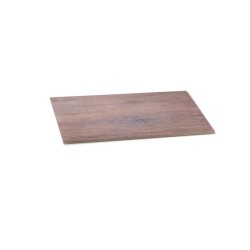 PRESENTOIR MELAMINE IMITATION BOIS CHENE