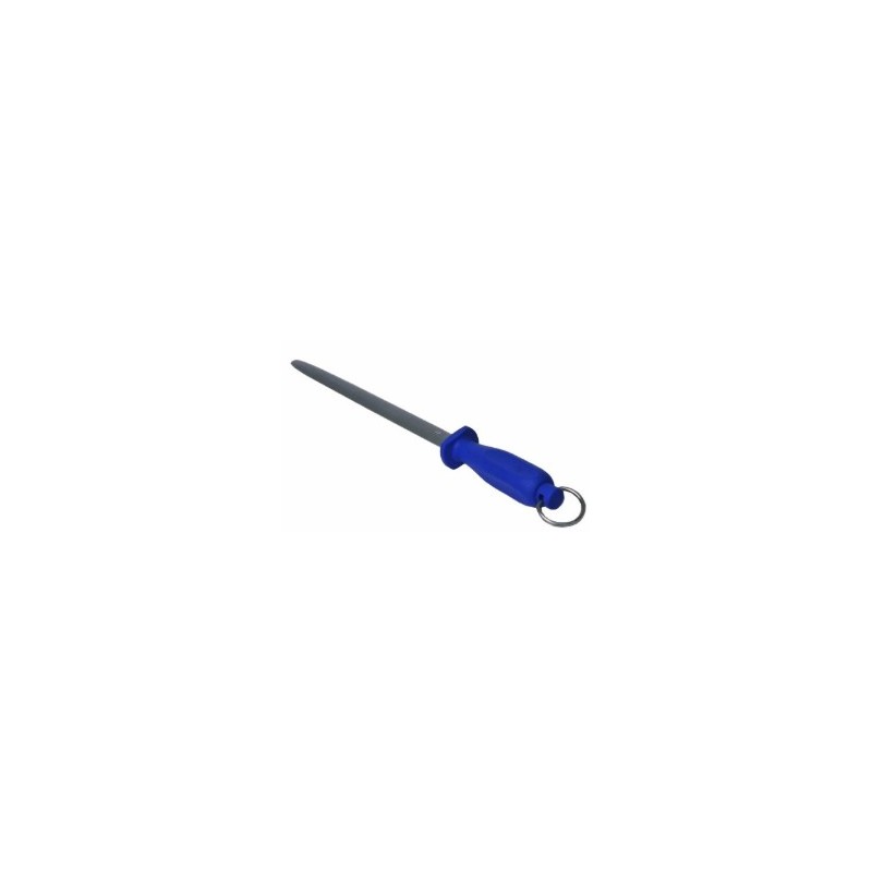FUSIL CHROME STANDARD ROND - 300 - manche plastique - BLEU