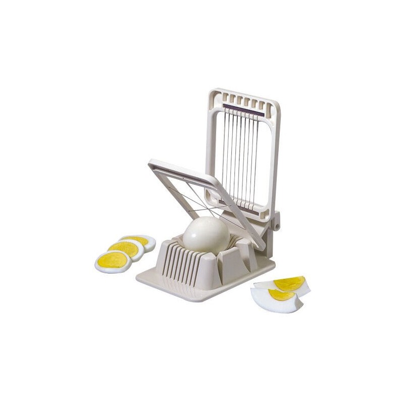 COUPE OEUF - POLYAMIDE ET FILS INOX - mixte 6 quartiers / 10 rondelle