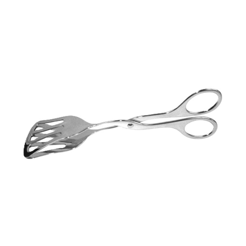PINCE A GATEAUX INOX - LG 190 MM - AJOUREE