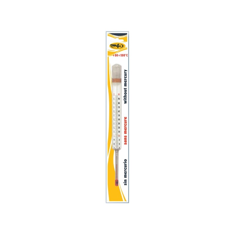 RECHARGE THERMOMETRE CONFISEUR SUCRE (+80°/+200°C)