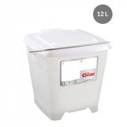 SEAU CARRE PLASTIQUE + COUVERCLE