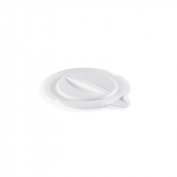 COUVERCLE BLANC POUR SEAU PLASTIQUE 12 L AVEC BEC VERSEUR