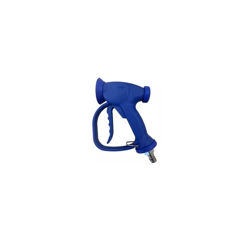 PISTOLET ANTI CHOC BLEU - MODELE PLASTIQUE AVEC EMBOUT NITO