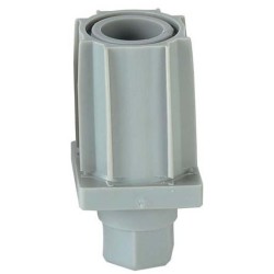 PIED PLASTIQUE GRIS