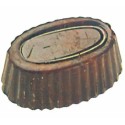 PLAQUE OVALE A COTES (X 36)