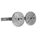 PORTE DISQUES MURAL INOX