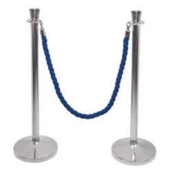 CORDON BLEU Ø 31 mm - LG 1.5 m - avec les 2 mousquetons inox