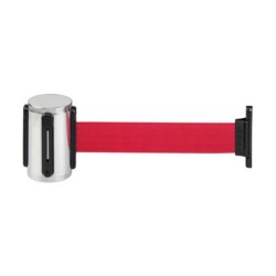 ENROULEUR GUIDAGE CHROME FIXATION MURALE LONGUEUR 2M
