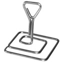 PIED INOX PORTE ETIQUETTE