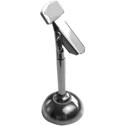 PIED CHROME + PINCE POUR ETIQUETTE SANS PIQUE