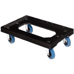 SOCLE ROULEUR PLASTIQUE 4 ROUES