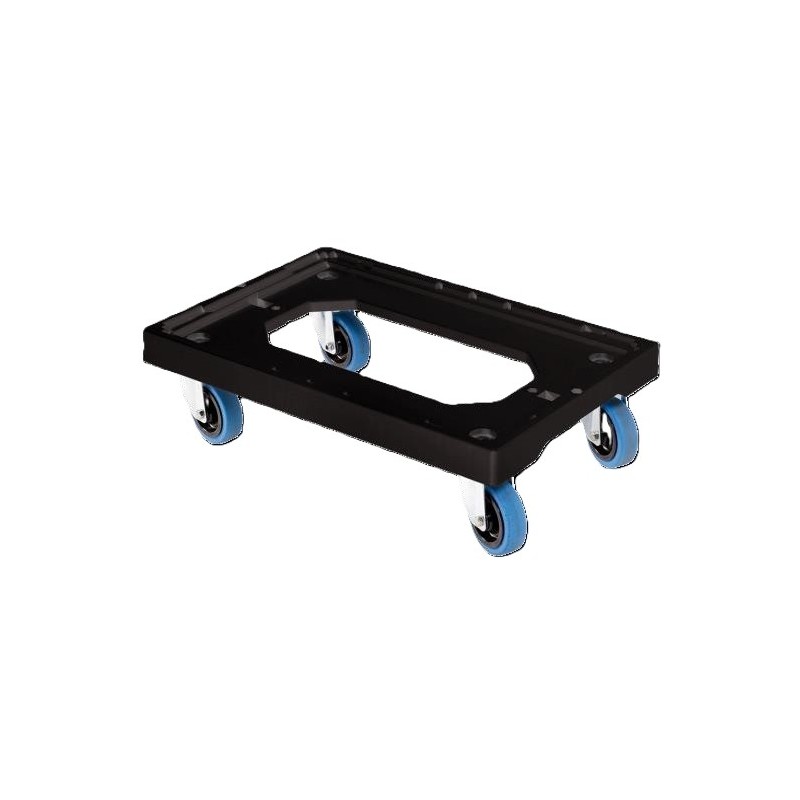 SOCLE ROULEUR PLASTIQUE 4 ROUES