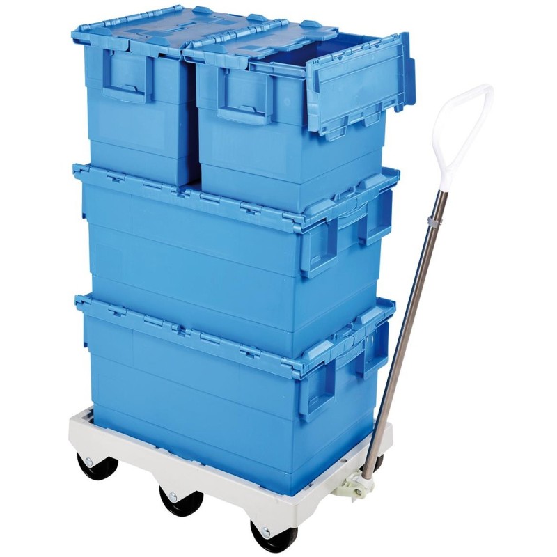 SOCLE ROULEUR PLASTIQUE 6 ROUES