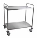 CHARIOT DE SERVICE INOX  DÉMONTABLE