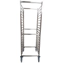 ECHELLE INOX GN 2/1 - 650x530 - 20 N - chape composite dt 2 freins