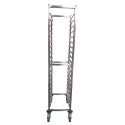 ECHELLE INOX GN 1/1 ROUES COMPOSITE