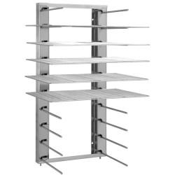 ECHELLE MURALE INOX REPLIABLE