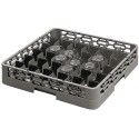 CASIER A VAISSELLE AVEC CLOISON - 36 VERRES INCLINES