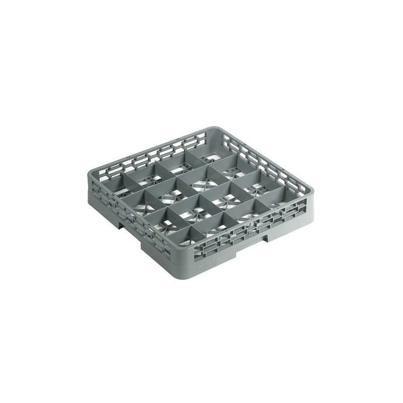 CASIER A VAISSELLE AVEC CLOISON - 16 VERRES INCLINES
