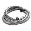FLEXIBLE INOX GAINE PVC LG 2000 - POUR DOUCHETTE AERIENNE