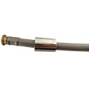 FLEXIBLE INOX GAINE PVC LG 400 - POUR MINI DOUCHETTE