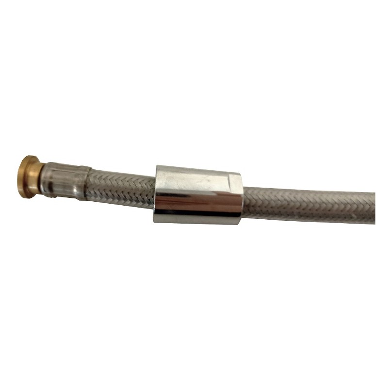 FLEXIBLE INOX GAINE PVC LG 400 - POUR MINI DOUCHETTE