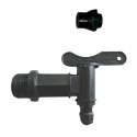 ROBINET + RACCORD POUR BAC PLASTIQUE