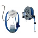 CENTRALE DE DESINFECTION 1 Pdt + ENROULEUR PVC TUYAU DE 15 M