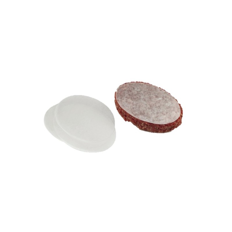PAPIER A STEAK ovale 110 x 80 mm (paquet de 2000 feuilles)