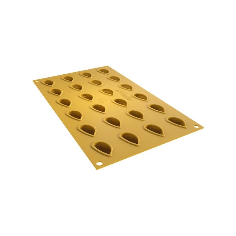 PLAQUE SILICONE 300X175 - 24 gousses d'ail 19.6x33xht19.7 mm - 4ml