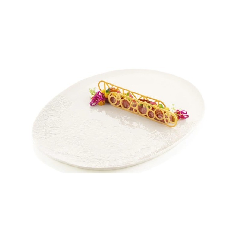 PLAQUE SILICONE 470X270 - 18 décors éclairs 131x126 mm