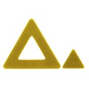 PLAQUE SILICONE 470X270 - 12 séries de triangles 110.5x97xht5.5 mm