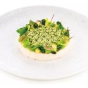 PLAQUE SILICONE 470X270 - 8 ronds herbes Ø 100xht8mm - 43ml
