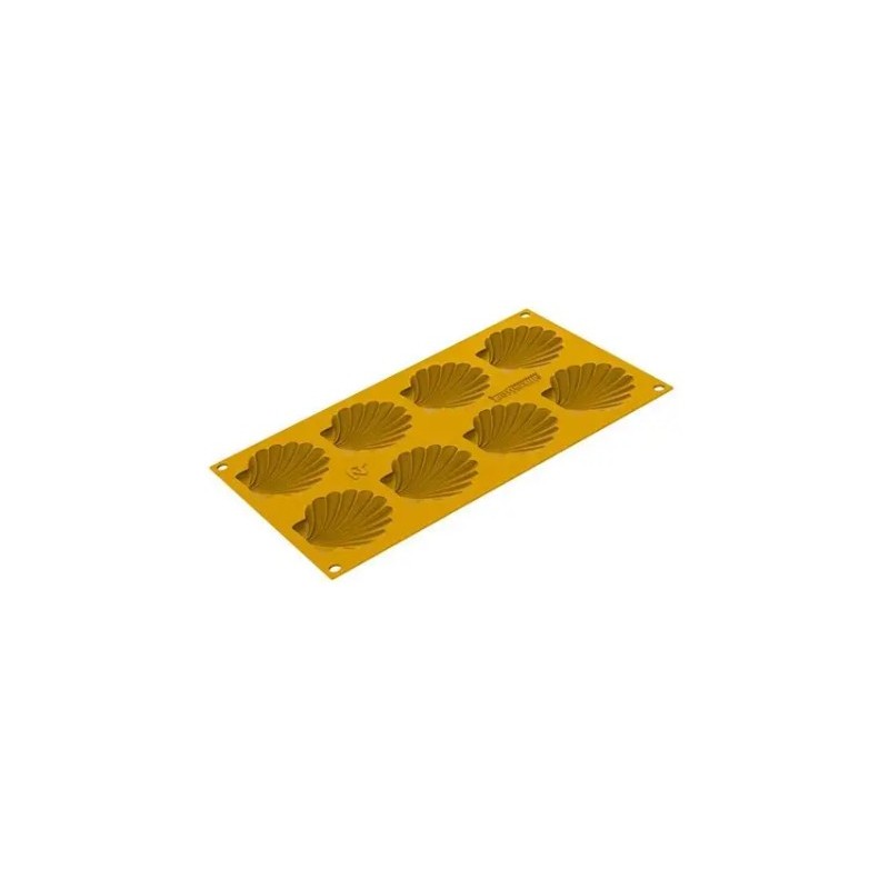 PLAQUE SILICONE 300X175 - 8 coquilles 72x65x8.5 mm - 15ml