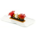 PLAQUE SILICONE 470X270 - 24 décors hiver (flocons et pommes de pins)