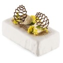 PLAQUE SILICONE 470X270 - 24 décors hiver (flocons et pommes de pins)