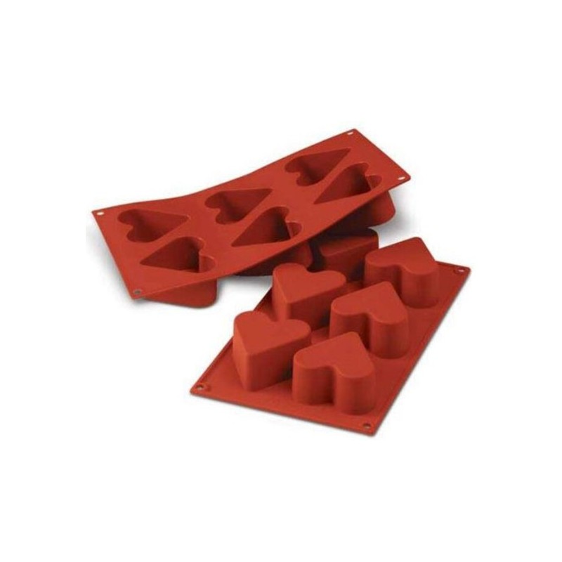 PLAQUE SILICONE CŒURS
